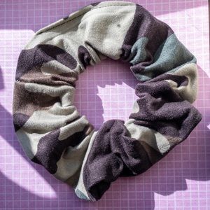Camo Stretchy Jumbo Scrunchies
